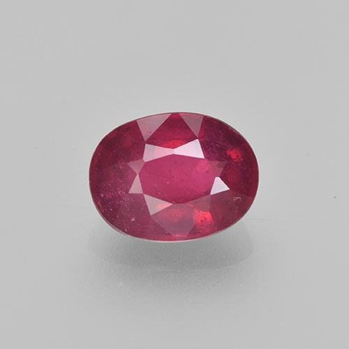 Rubí Rosado rojizo natural de 1.91 ct, Corte Óvalo, VS-SI