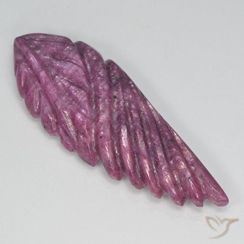 15.91ct Natural Púrpura oscuro medio Rubí, Elegante, Opaco