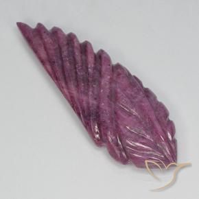 Rubí Púrpura oscuro medio natural de 15.91 ct, Elegante, Opaco