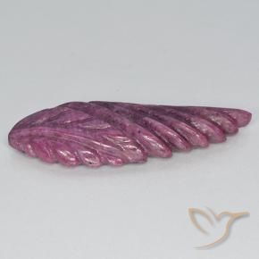 Rubí Púrpura oscuro medio natural de 15.91 ct, Elegante, Opaco