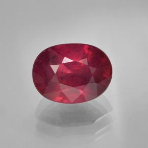 Rubí Rojo vino natural de 2.04 ct, Corte Óvalo, VS-SI