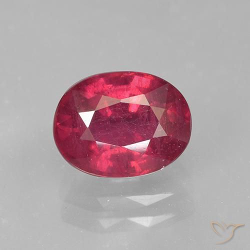 1.73ct Natural Rojo rosado Rubí, Ovalada, VS-SI