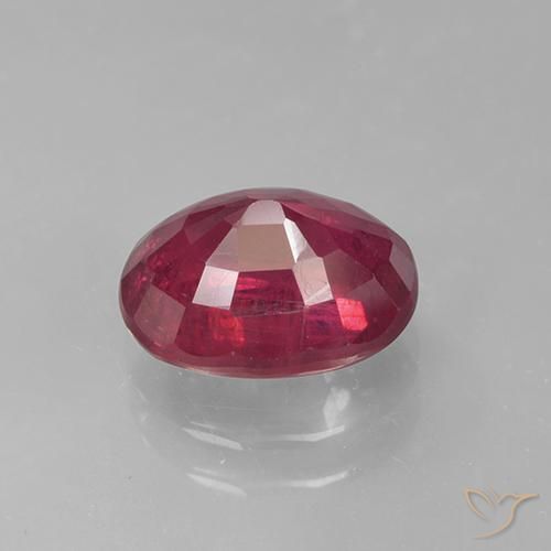 Rubí Rojo rosado natural de 1.73 ct, Ovalada, VS-SI