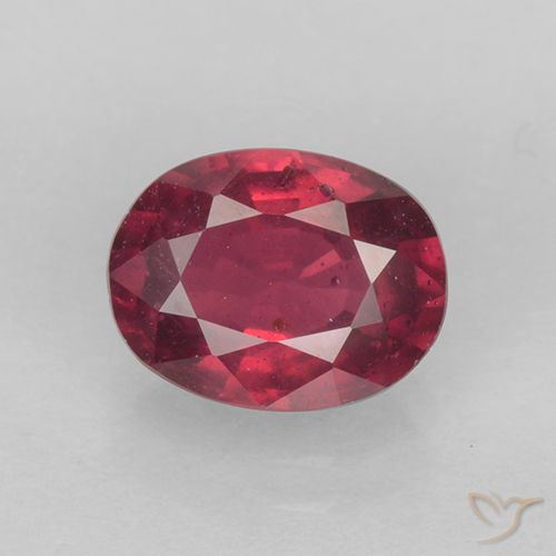 1.72ct Natural Rojo grosella Rubí, Ovalada, VS-SI