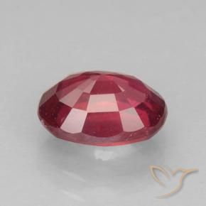 Rubí Rojo grosella natural de 1.72 ct, Ovalada, VS-SI