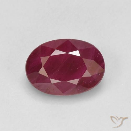 1.13ct Natural Carmesí intenso Rubí, Ovalada, VS-SI
