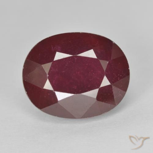 11.50ct Natural Rojo vino Rubí, Ovalada, VS-SI