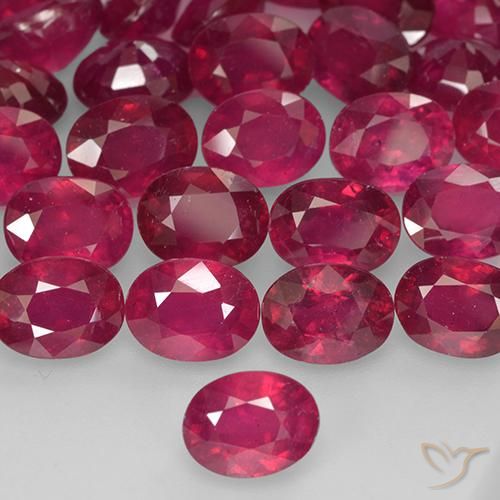 2.01ct Natural Rojo oscuro medio Rubí, Ovalada, VS-SI