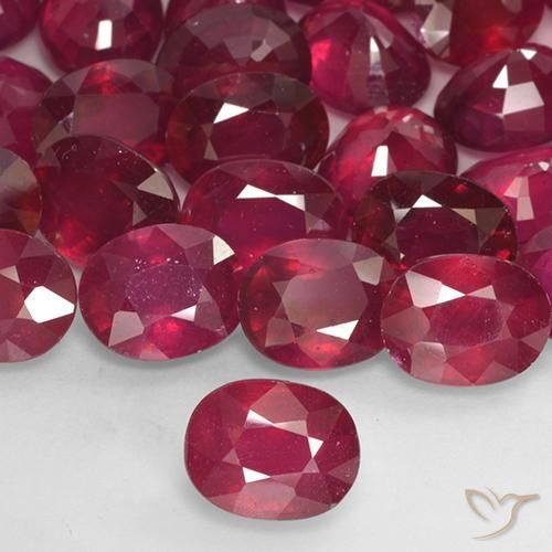 2.86ct Natural Rojo oscuro medio Rubí, Ovalada, VS-SI