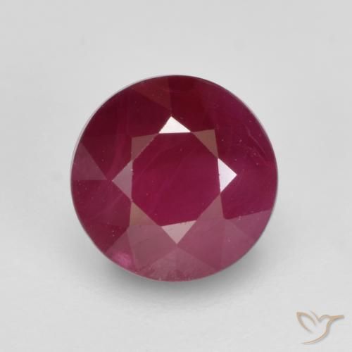 1.04ct Natural Rojo medio Rubí, Redondo, SI