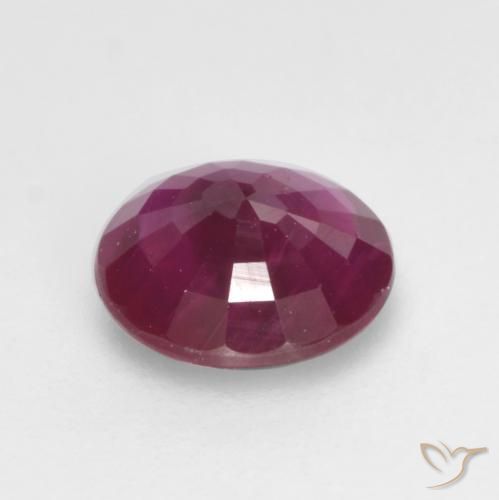 Rubí Rosado magenta natural de 0.66 ct, Redondo, VS-SI