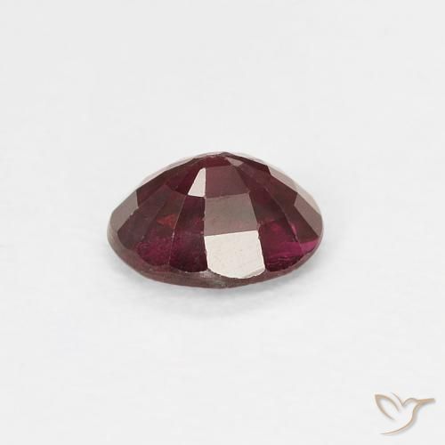 Rubí Rojo claro natural de 0.44 ct, Ovalada, VS-SI