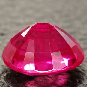 Rubí rojo natural de 1,17 ct, corte óvalo, VS