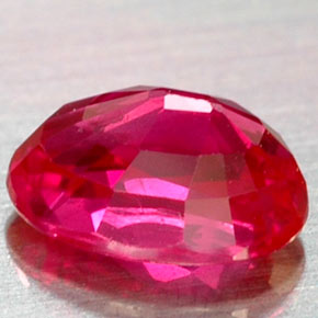 Rubí rosa natural de 1,03 ct, corte óvalo, VS