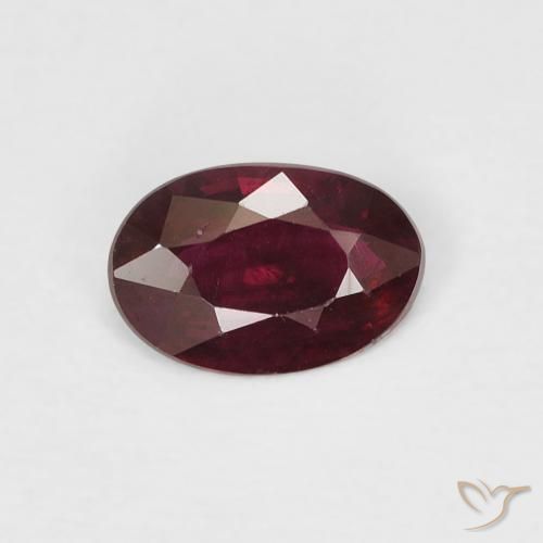 0.39ct Natural Rojo vino Rubí, Ovalada, VS-SI