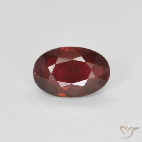 0.46ct Natural Rojo claro Rubí, Ovalada, VS-SI
