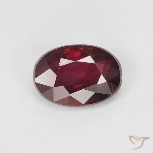0.52ct Natural Rojo medio Rubí, Ovalada, VS-SI