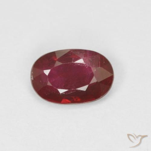 0.49ct Natural Rojo vino Rubí, Ovalada, VS-SI