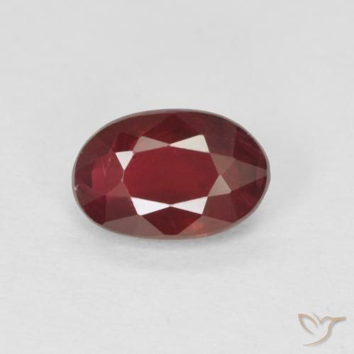 0.59ct Natural Rojo sangre Rubí, Ovalada, VS-SI