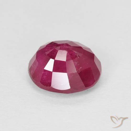 Rubí Rosado rojizo natural de 1.59 ct, Ovalada, VS-SI