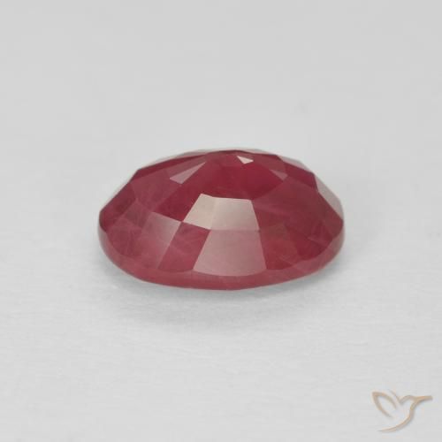 Rubí Rojo rosado natural de 1.23 ct, Ovalada, VS-SI