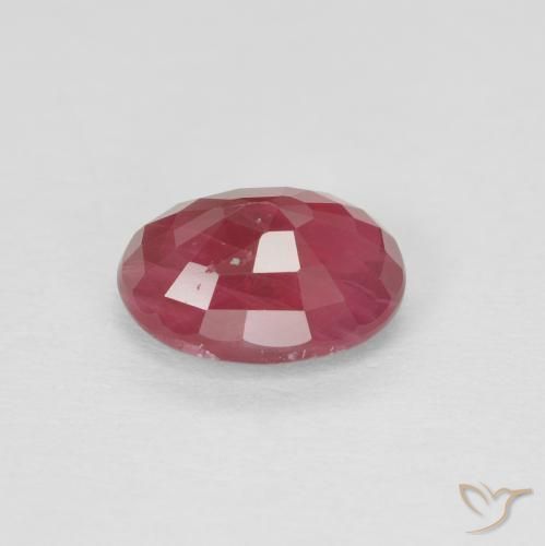 Rubí Rojo rosado natural de 1.10 ct, Ovalada, VS-SI