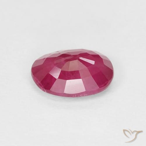 Rubí Medium Dark-Red natural de 1.02 ct, Ovalada, VS-SI