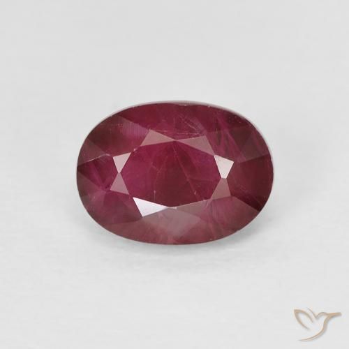 1.22ct Natural Rosado rojizo intenso Rubí, Ovalada, VS-SI