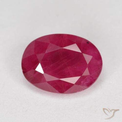 0.94ct Natural Rojo claro Rubí, Ovalada, VS-SI