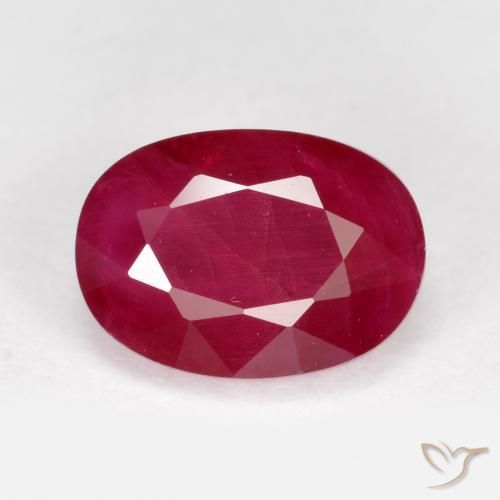 1.28ct Natural Rojo mermelada Rubí, Ovalada, VS-SI