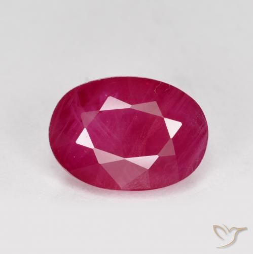 1.31ct Natural Rojo medio Rubí, Ovalada, VS-SI