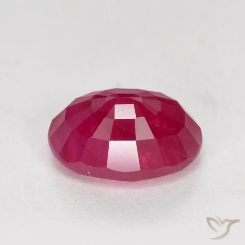 Rubí Rojo medio natural de 1.31 ct, Ovalada, VS-SI
