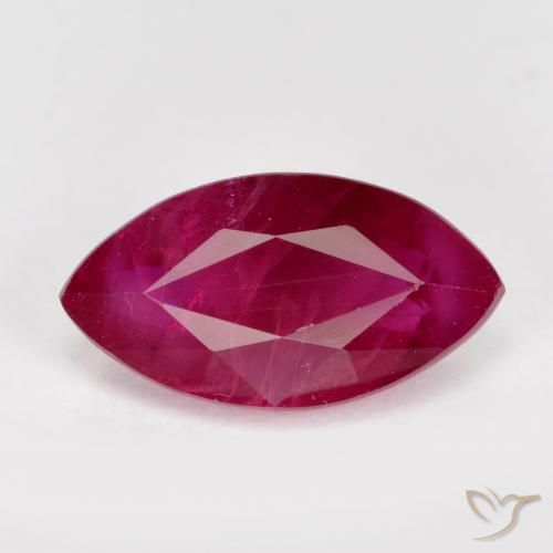 1.66ct Natural Rojo rosado Rubí, Marquesa, VS-SI