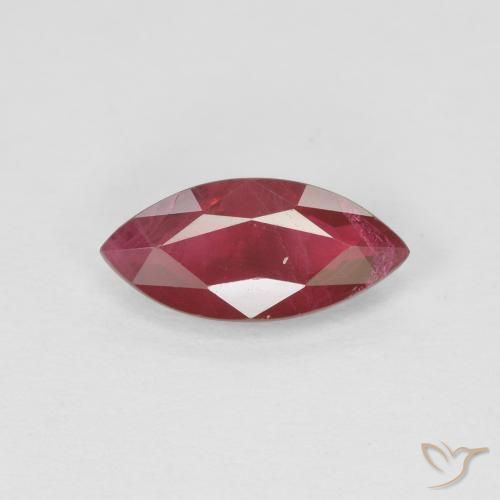 1.08ct Natural Rojo oscuro Rubí, Marquesa, VS-SI