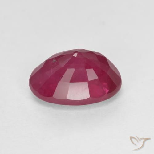 Rubí Rojo rosado natural de 1.21 ct, Ovalada, VS-SI