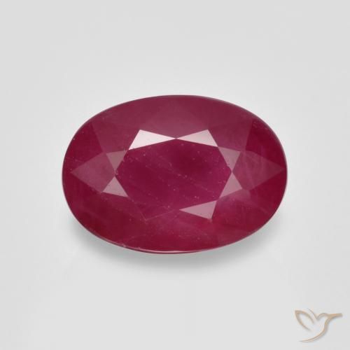 1.13ct Natural Carmesí intenso Rubí, Ovalada, VS-SI