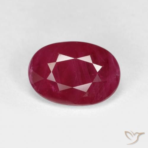 1.03ct Natural Rojo medio Rubí, Ovalada, VS-SI