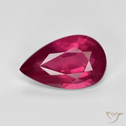 2.36ct Natural Rojo frambuesa Rubí, En forma de pera, VS-SI