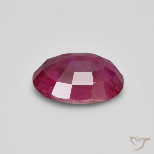 Rubí Rojo rosado natural de 1.15 ct, Ovalada, SI
