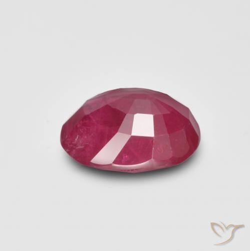 Rubí Rojo oscuro natural de 1.22 ct, Ovalada, SI