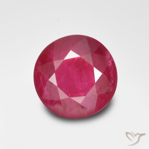 1.06ct Natural Rojo mermelada Rubí, Redondo, VS-SI