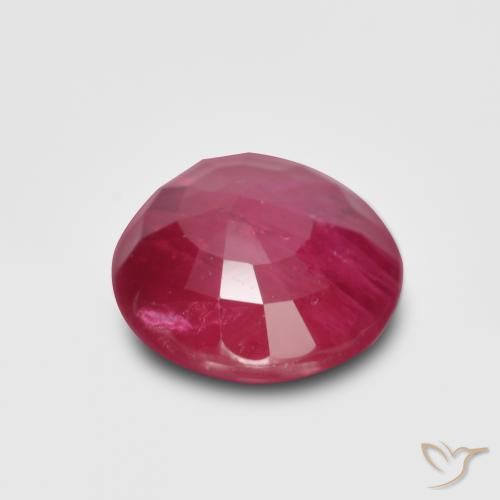 Rubí Rojo mermelada natural de 1.06 ct, Redondo, VS-SI