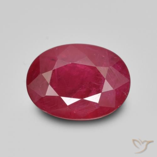 1.12ct Natural Rojo mermelada Rubí, Ovalada, VS-SI