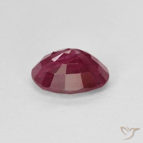 Rubí Rojo vino natural de 1.10 ct, Ovalada, VS-SI