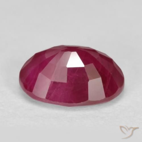 Rubí Rojo rosado natural de 1.27 ct, Ovalada, VS-SI