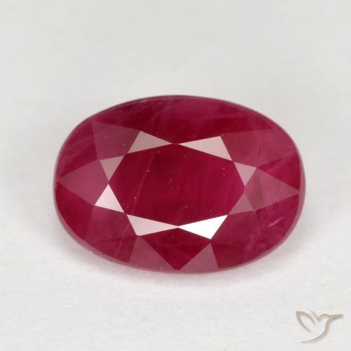 1.02ct Natural Rojo sangre Rubí, Ovalada, VS-SI