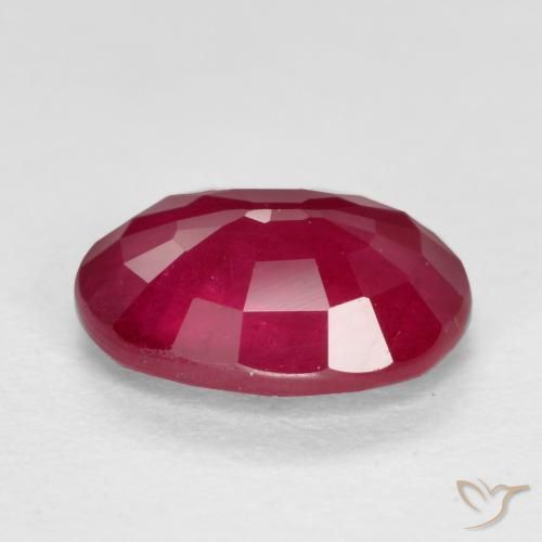 Rubí Rojo mermelada natural de 1.08 ct, Ovalada, VS-SI