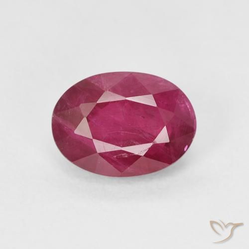 1.21ct Natural Rojo mermelada Rubí, Ovalada, SI
