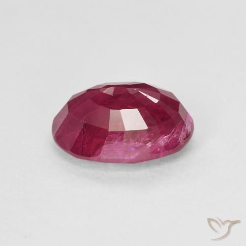 Rubí Rojo mermelada natural de 1.21 ct, Ovalada, SI