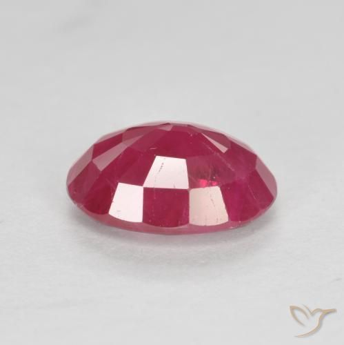 Rubí Rojo mermelada natural de 1.08 ct, Ovalada, VS-SI